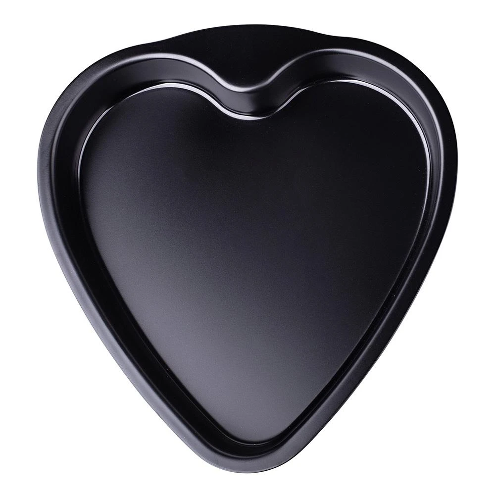 SNB Baking tin heart non-stick juodas