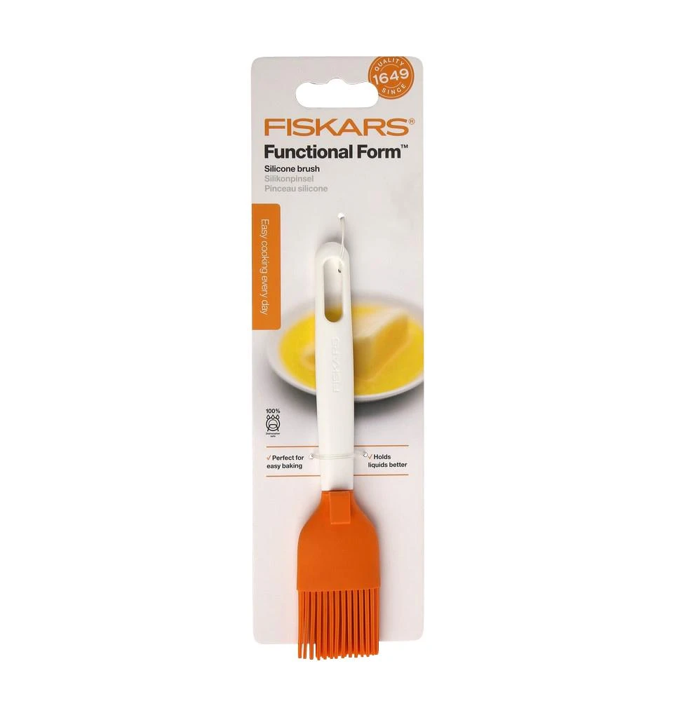 Fiskars Functional Form Silicone brush Baltas, oranžinis