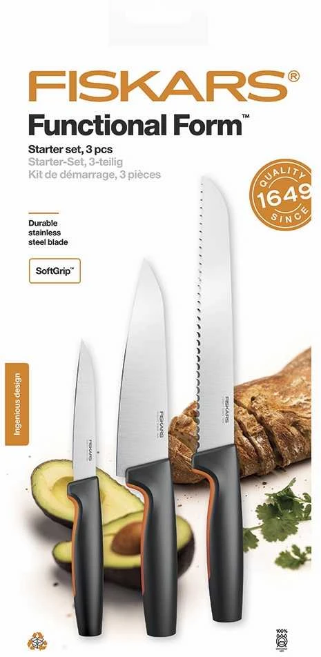 Fiskars Functional Form pradedančiųju rinkinys 3 vnt. (1057559)