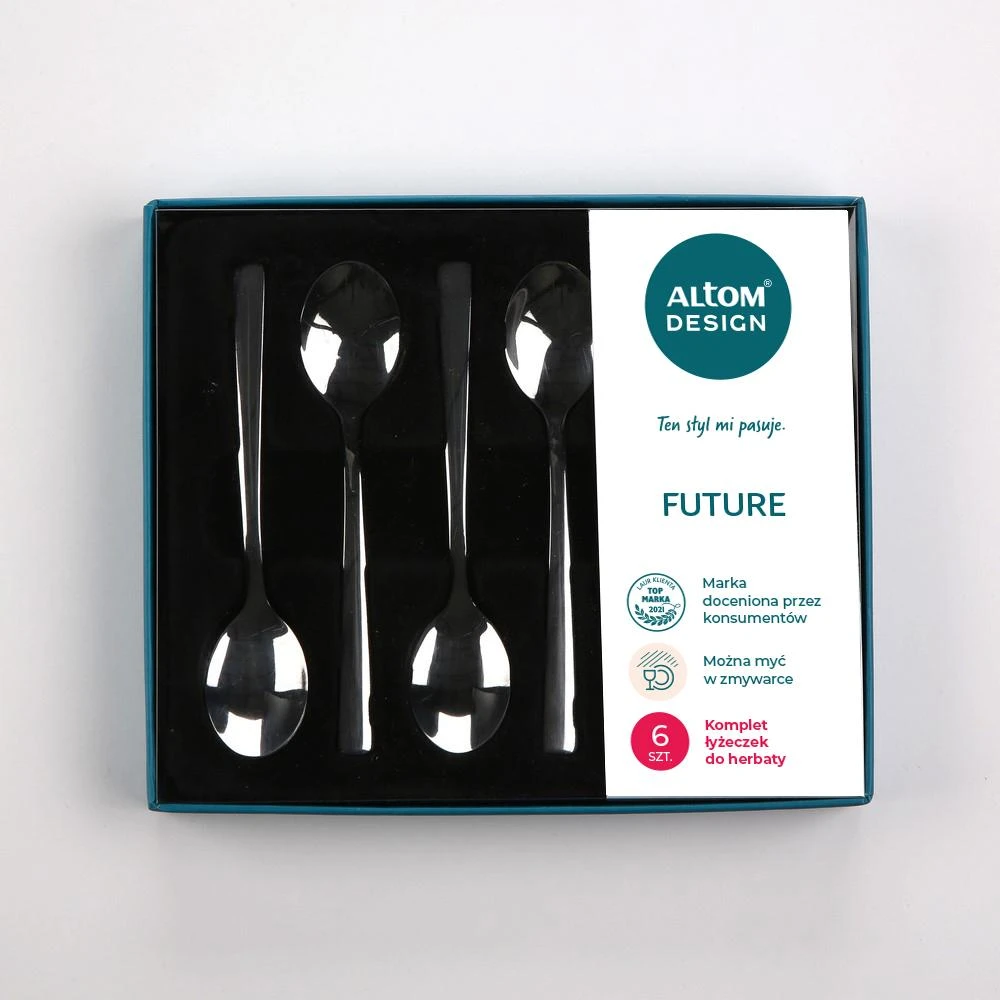 „Future“ arbatinių šaukštelių rinkinys, 6 vnt., dėžutėje