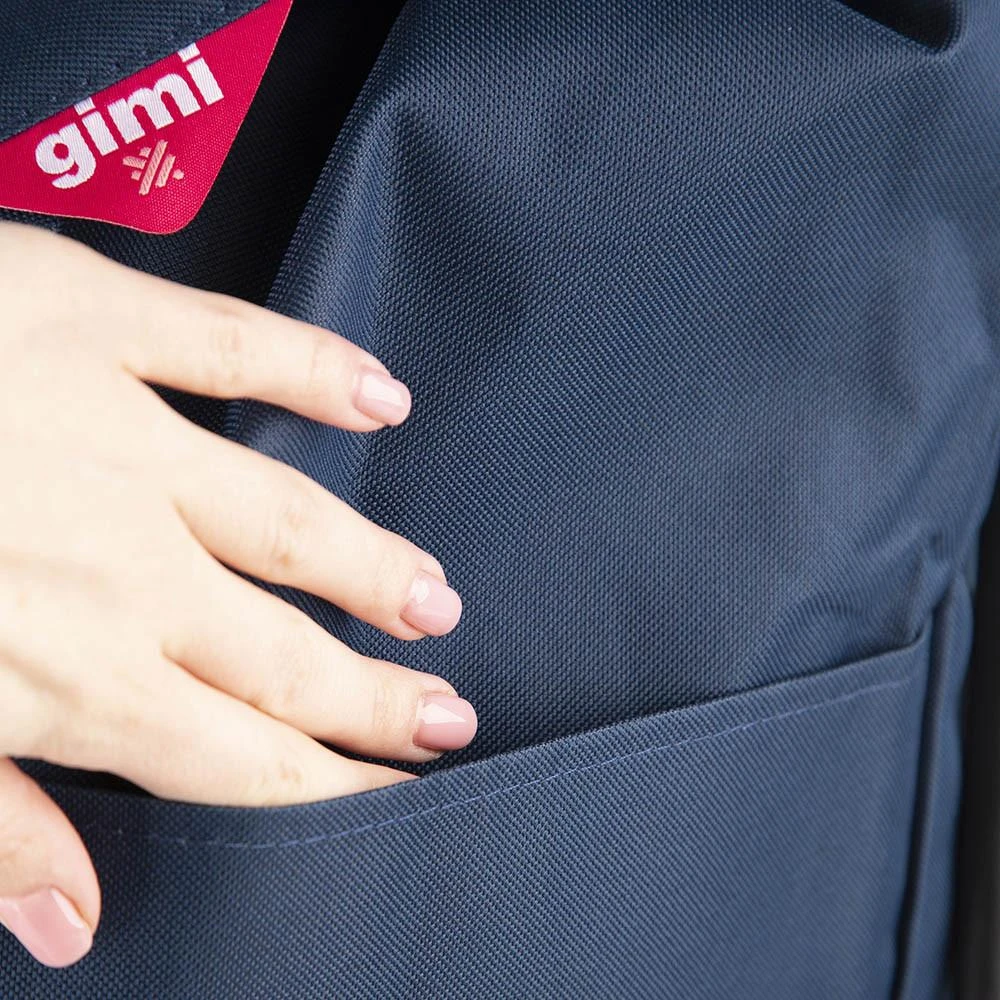 Gimi Mėlynas pirkinių vežimėlis 30 kg/50 l. Dvigubas Naujas mėlynas
