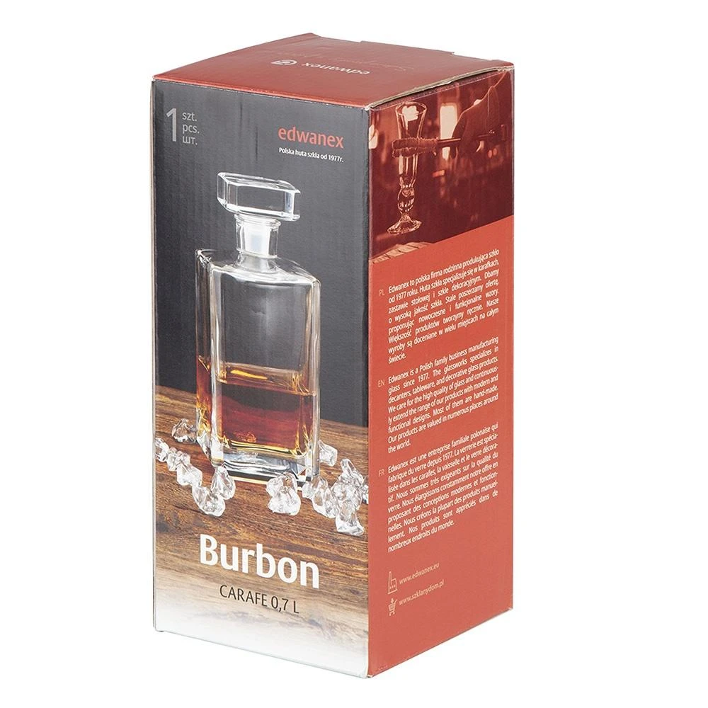 Lumarko Square carafe Burbon 0,7 L (color box)