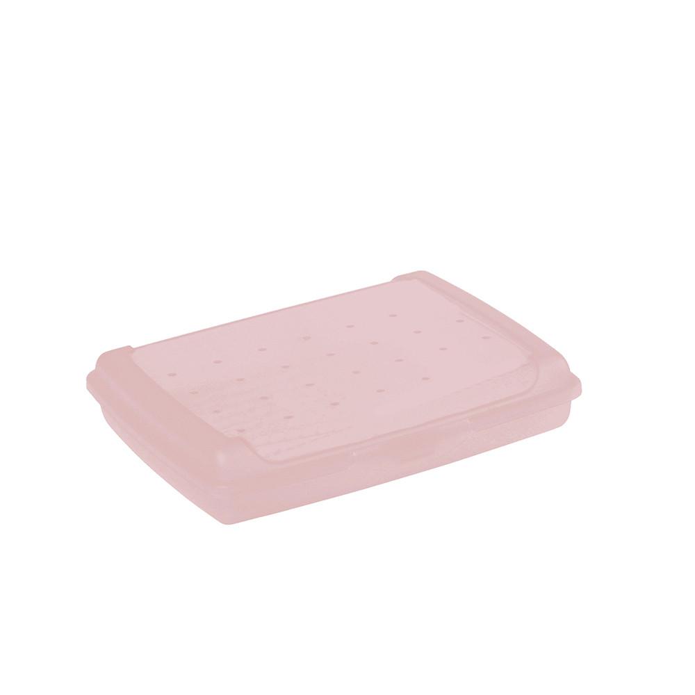 Luca click box mini 17x13x3,5 cm 500 ml pink