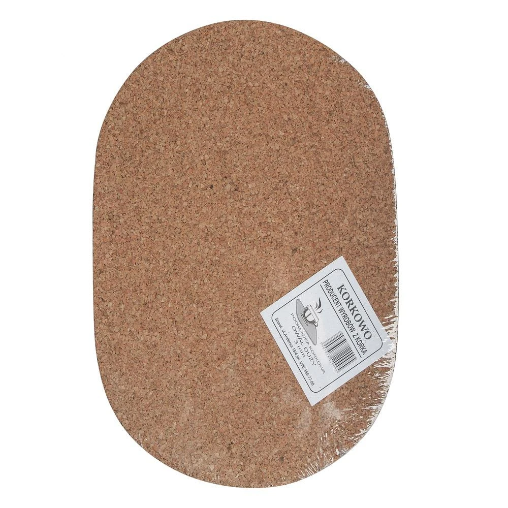 Lumarko 4 ovalios poveržlės, 40x29 cm, pagamintos iš natūralios kamštinės medžiagos