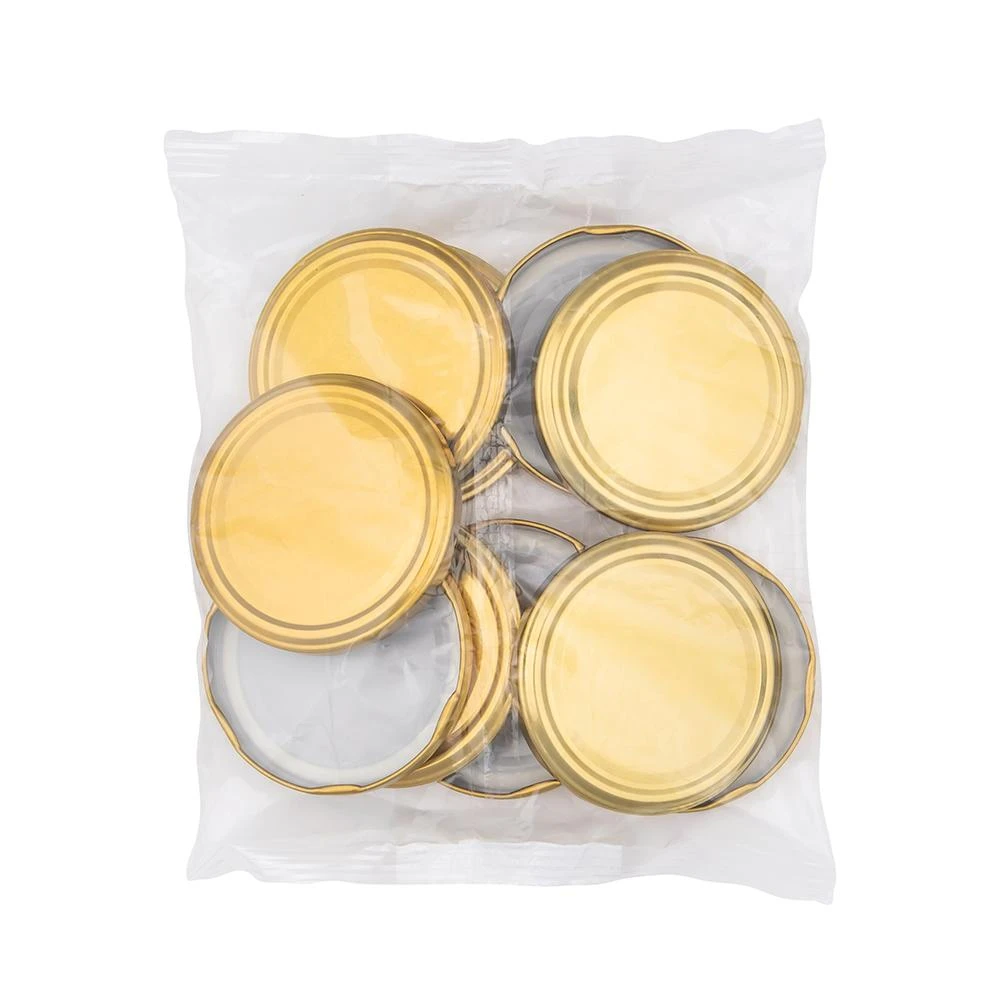 Set of 10 caps auksinis fi 82 6z