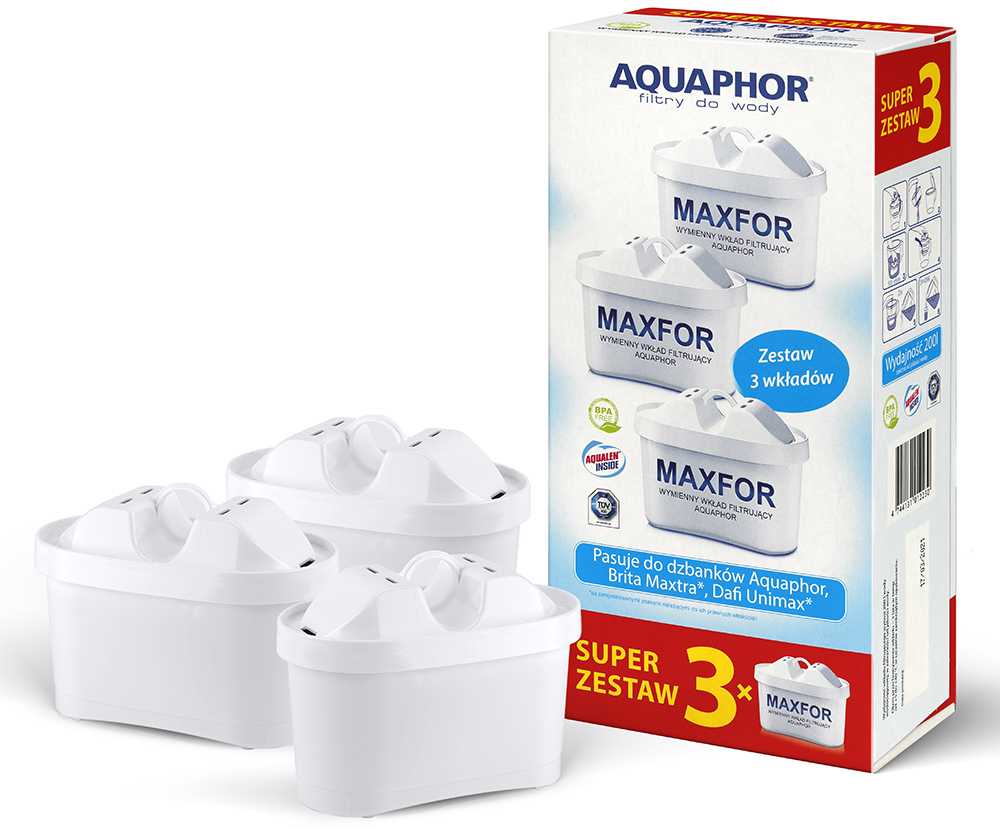 Aquaphor B100-25 Maxfor filtro kasetė 3 vnt.