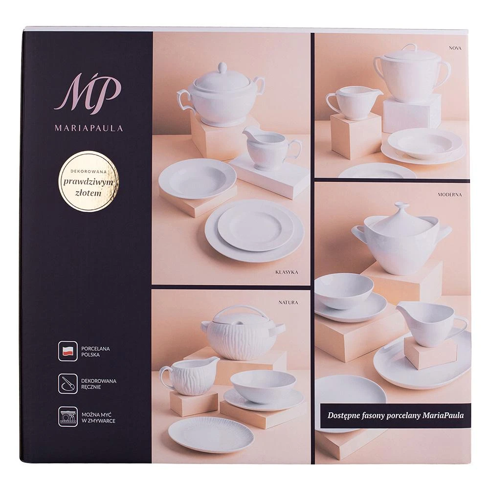 Porcelana MariaPaula MARIAPAULA CLASSIC GOLD LINE VAKARIENIŲ RINKINYS 23.06