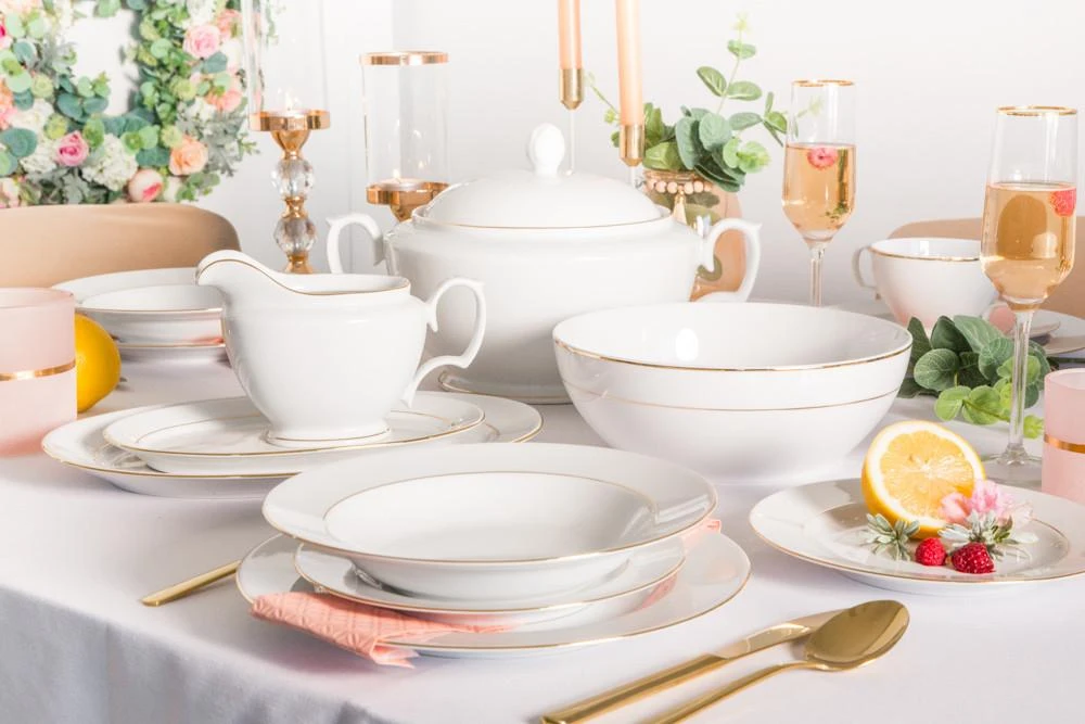 Porcelana MariaPaula MARIAPAULA CLASSIC GOLD LINE VAKARIENIŲ RINKINYS 23.06