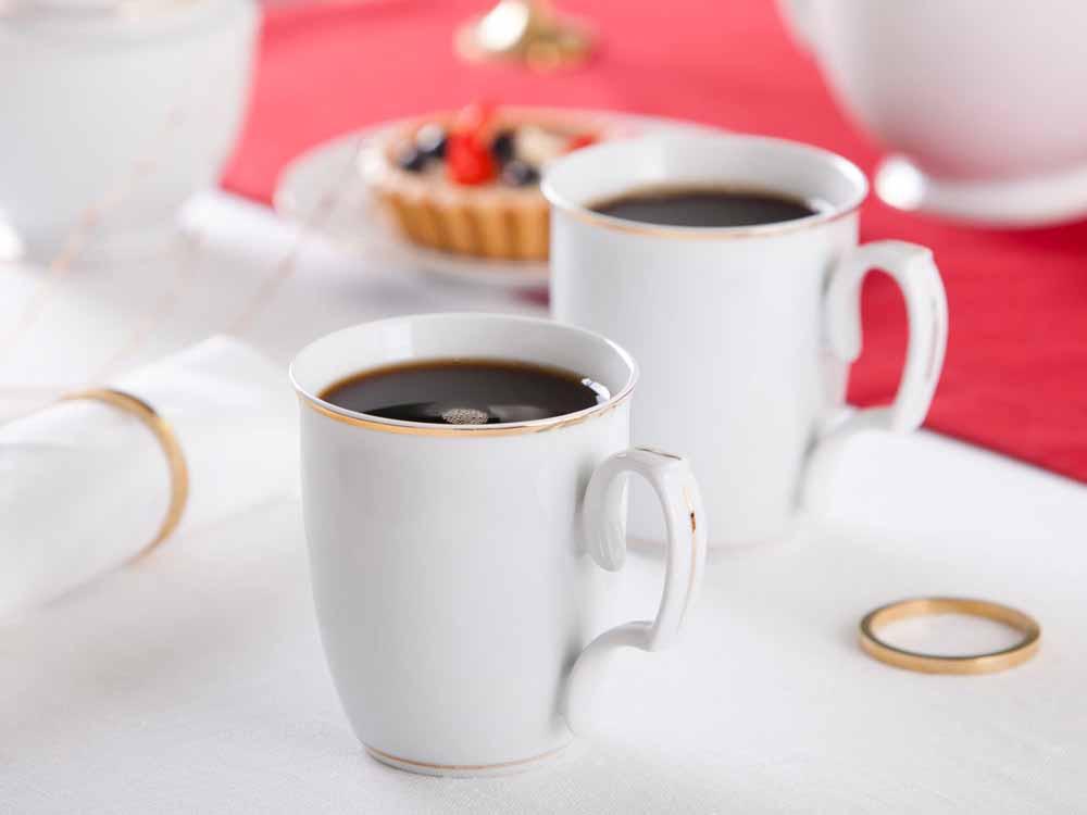 Lumarko MariaPaula Klasyka dec. Gold line set of 2 mugs 360ml