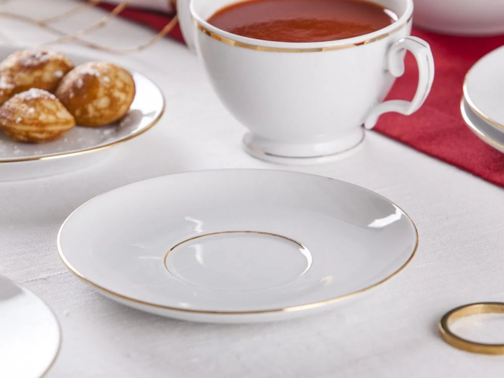 MariaPaula Klasyka Golden line saucer 17cm