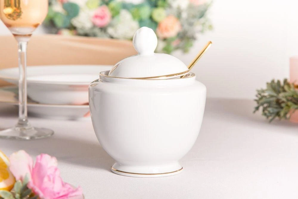 MariaPaula Klasyka Golden Line sugar bowl 330ml