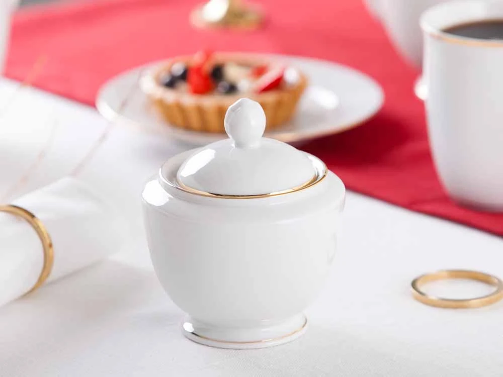 MariaPaula Klasyka Golden Line sugar bowl 330ml