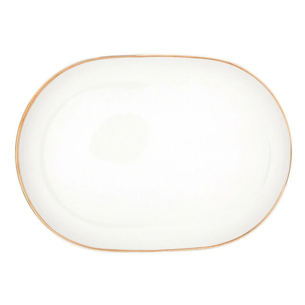 Lumarko MariaPaula Moderna Gold oval plate 33cm