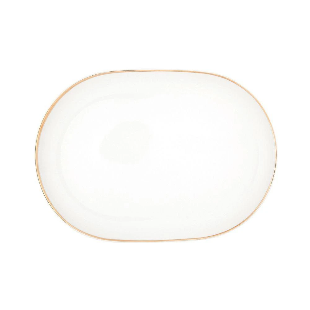 Lumarko MariaPaula Moderna Gold oval plate 28cm