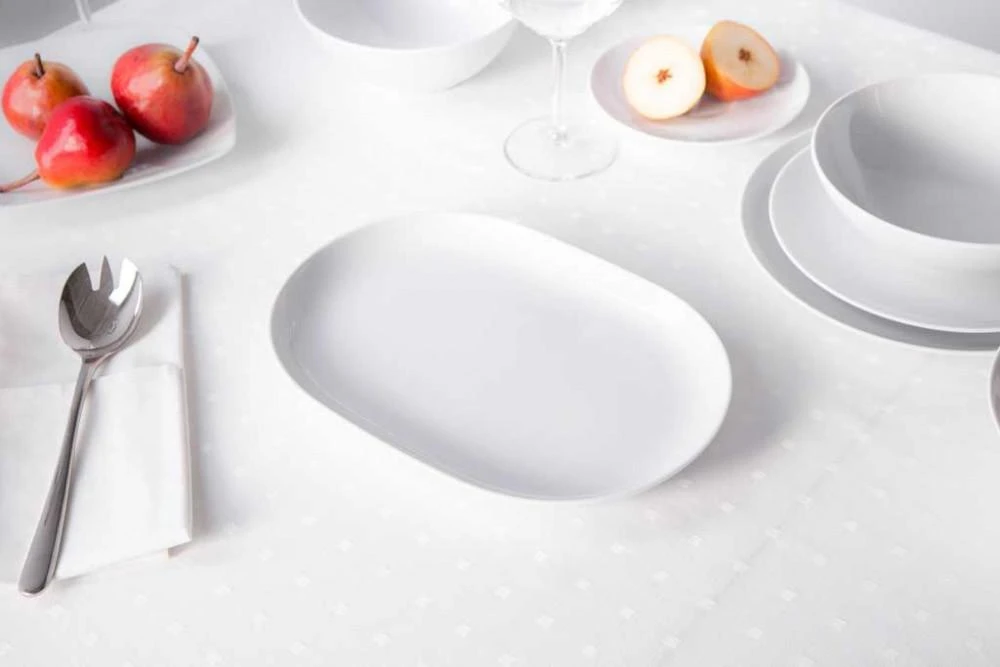 MariaPaula Moderna Baltas oval plate 28cm