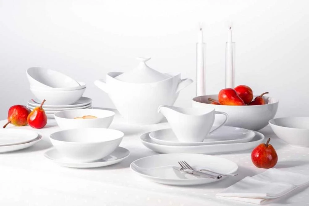Lumarko MariaPaula Moderna Baltas dinner set 6/24