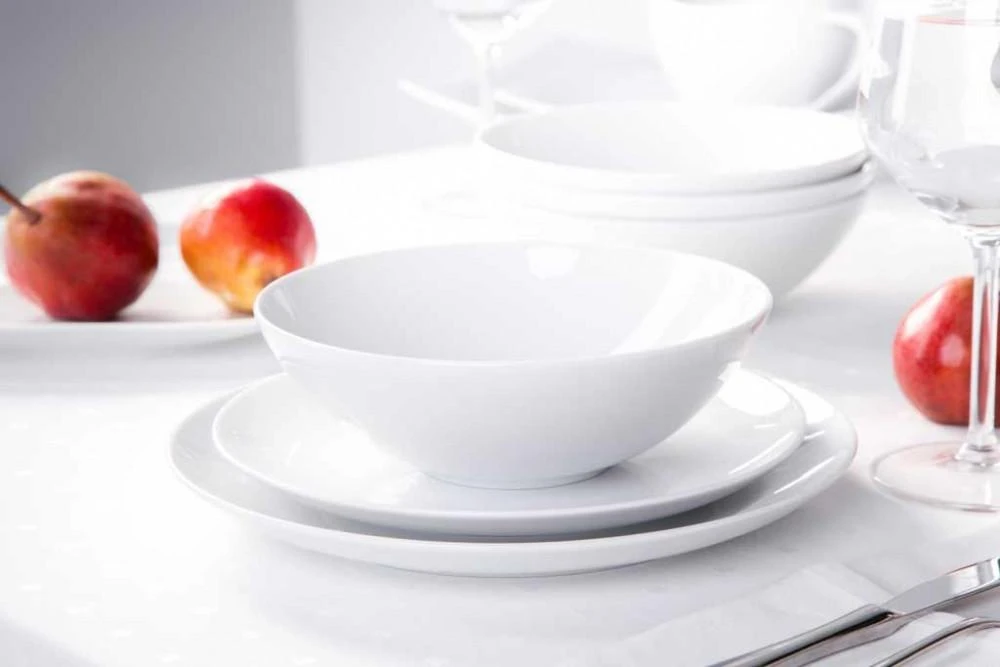 Porcelana MariaPaula MARIAPAULA MODERNAUS BALTA VAKARIENIO RINKINYS 6/18
