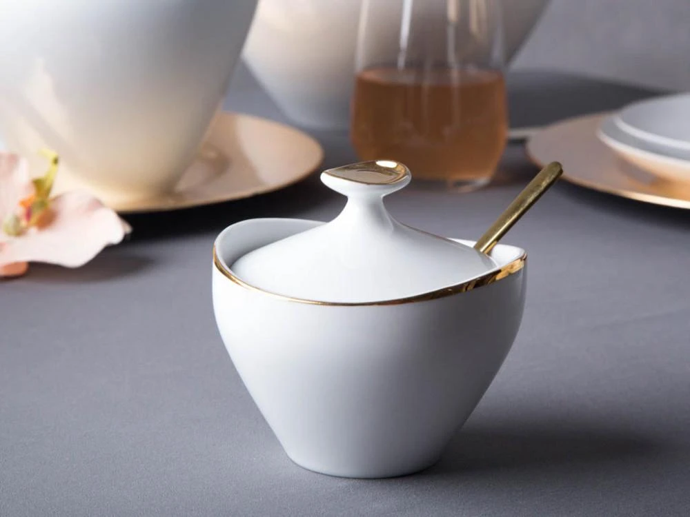 Lumarko MariaPaula Moderna Gold sugar bowl 200ml