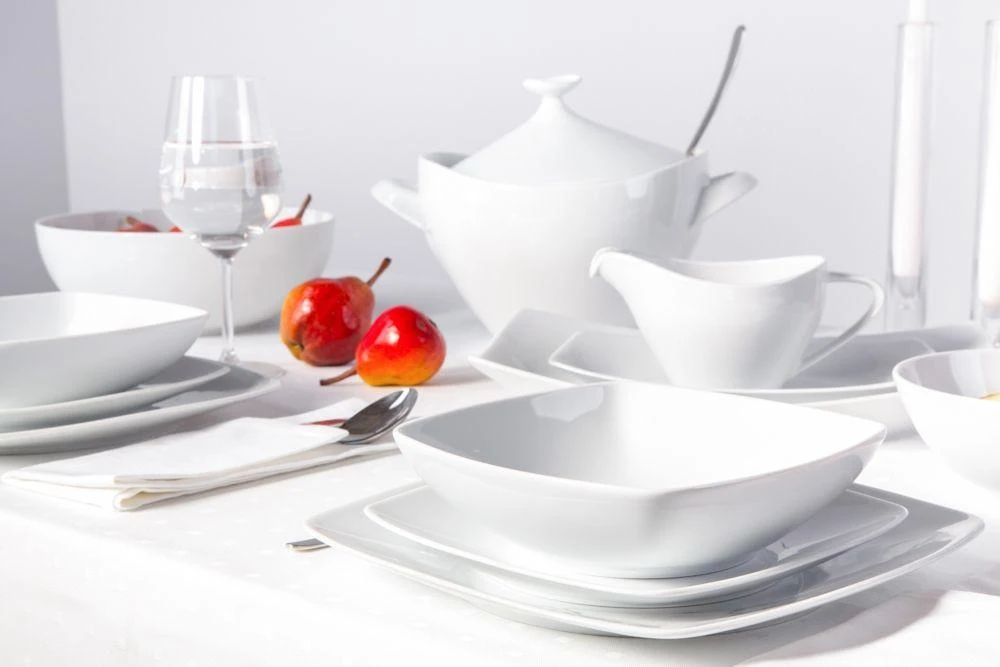 Porcelana MariaPaula MARIAPAULA MODERN SQUARE Baltas VAKARIENIS RINKINYS 24.06