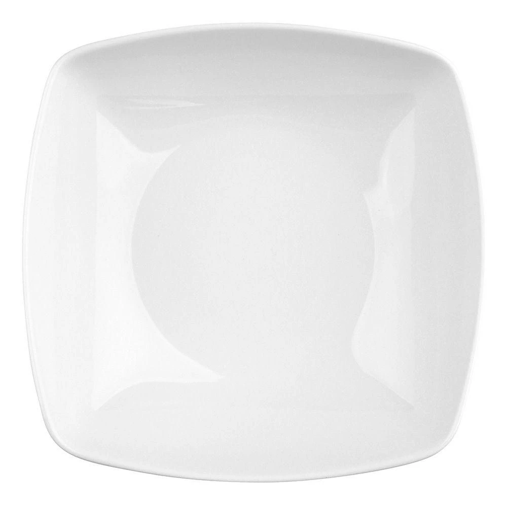 Porcelana Mariapaula MariaPaula Square Moderna Baltas deep plate 18,5cm