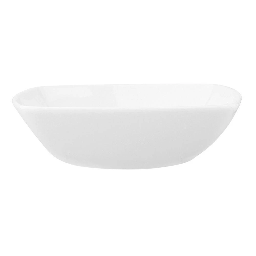 Porcelana Mariapaula MariaPaula Square Moderna Baltas deep plate 18,5cm