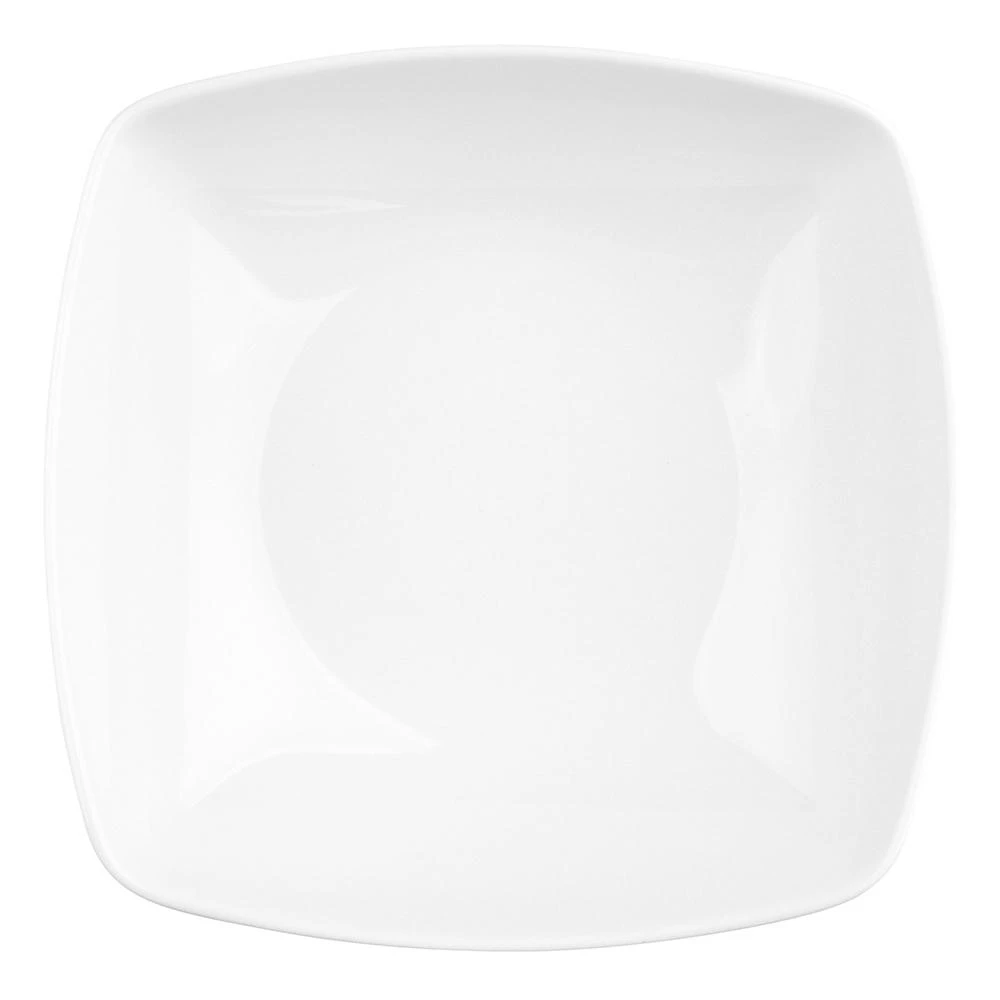 Porcelana Mariapaula MariaPaula Square Moderna Baltas deep plate 18,5cm