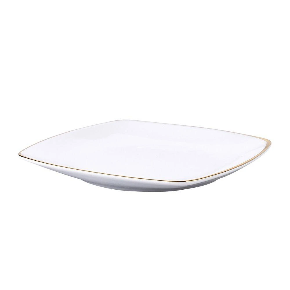 Lumarko MariaPaula Square Moderna Gold dessert plate 18cm