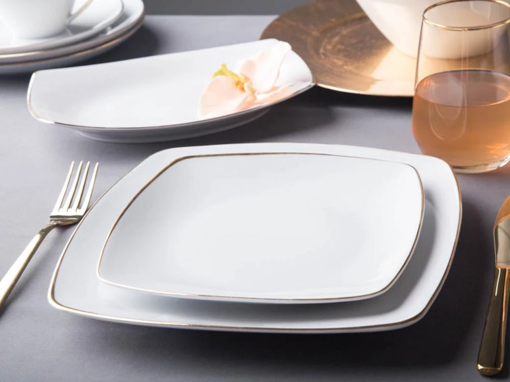 Lumarko MariaPaula Square Moderna Gold dessert, pate 20,5cm