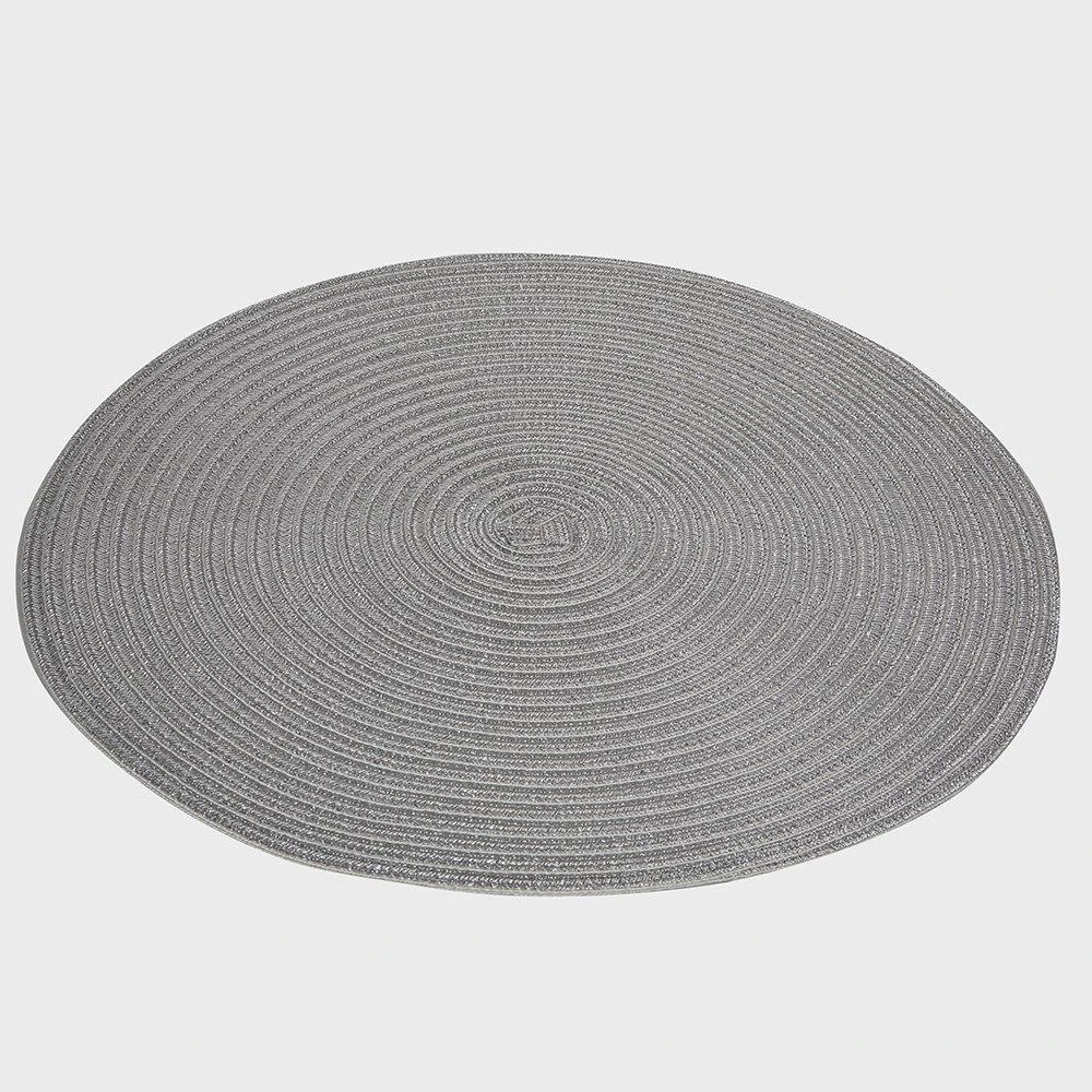 Table mat dia. 38 cm sidabrinis pilkas