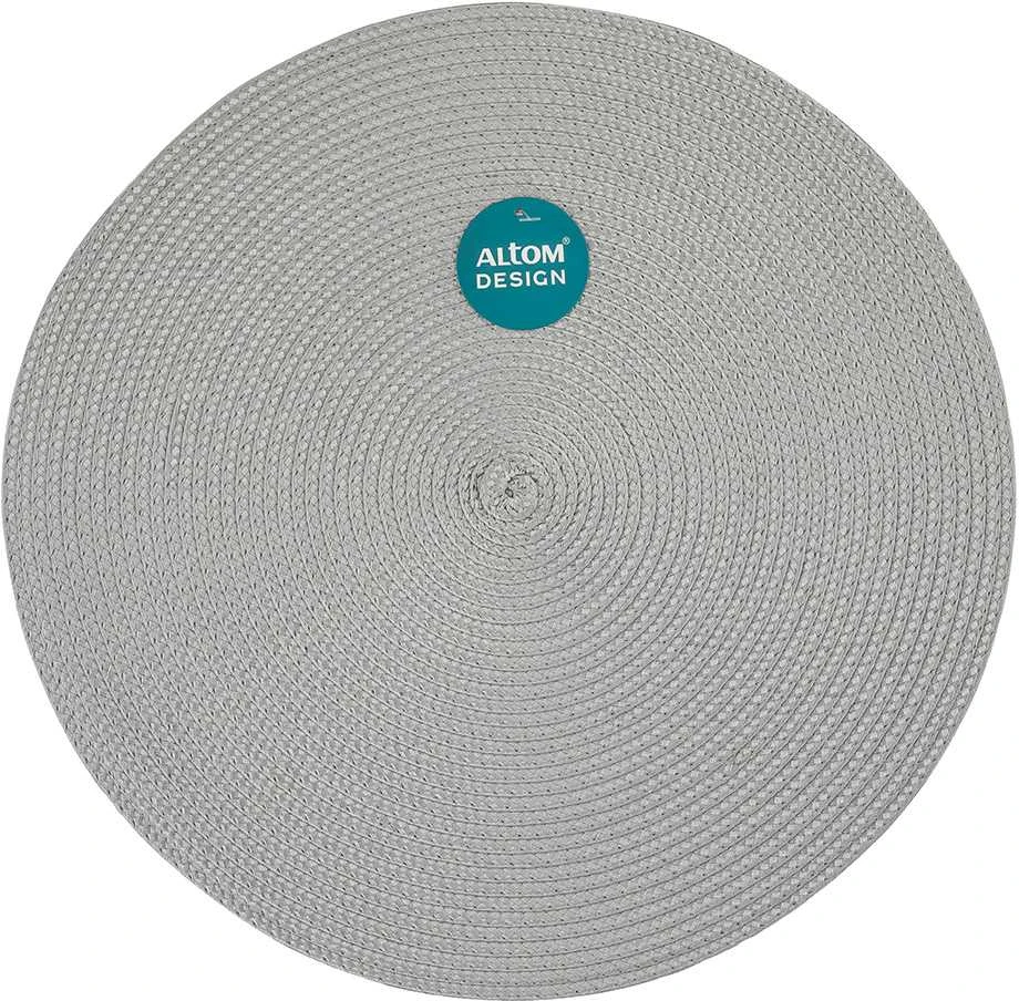 Table mat dia. 38 cm sidabrinis pilkas