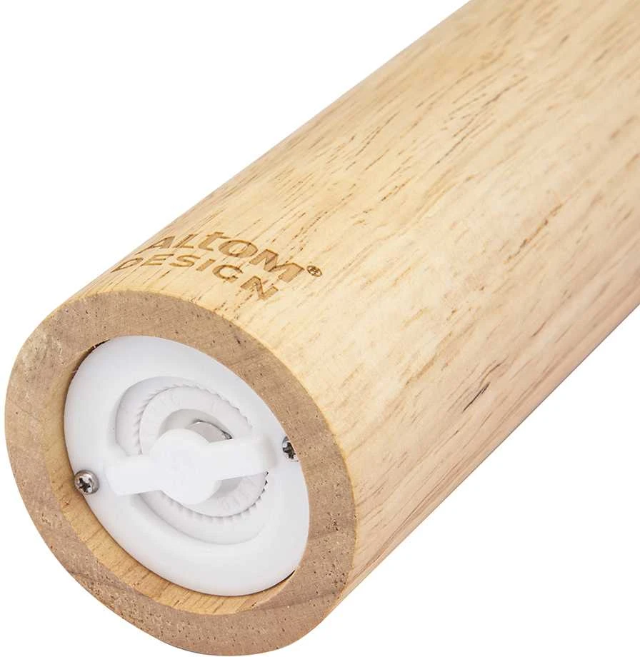 Altom Baltas medinis pipirų malūnas 5,5x26,5 cm