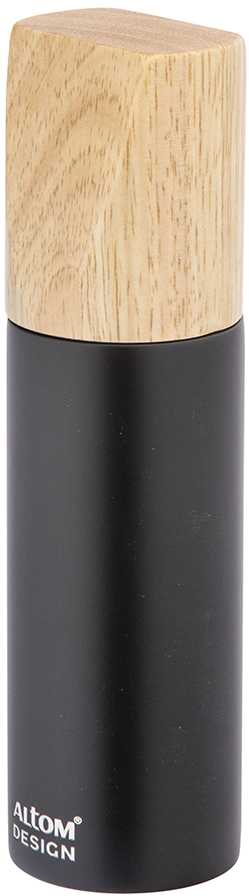 Juodas wooden pepper mill 5x18 cm