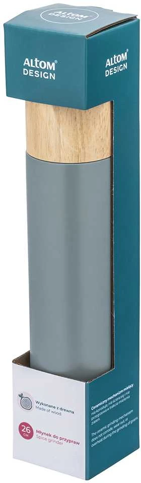 Altom Žalias wooden pepper mill 5x26 cm