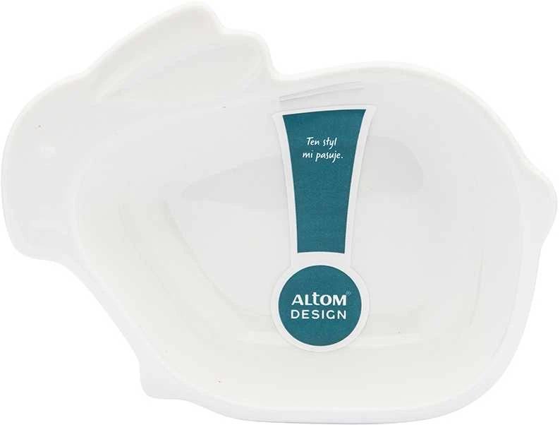 CREAM Zuikio lėkštė 13,5x10,5x3,5 cm, kreminis porcelianas