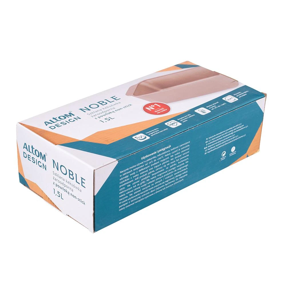 Altom Design Noble karščiui atsparus kepimo indas, 1,5 l, 26x13x7.5 cm