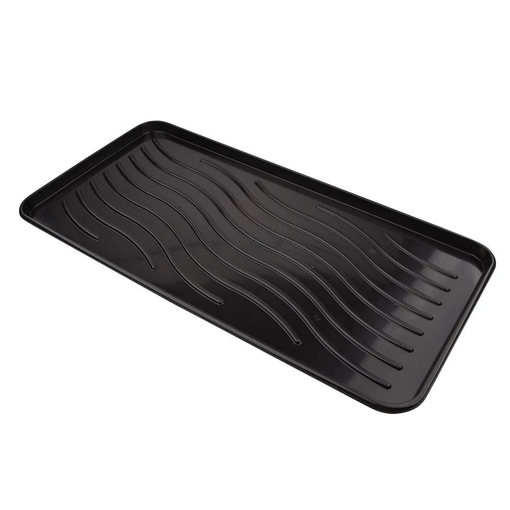 Orion Batų padėklas 77,5x38 cm, juodas, universalus