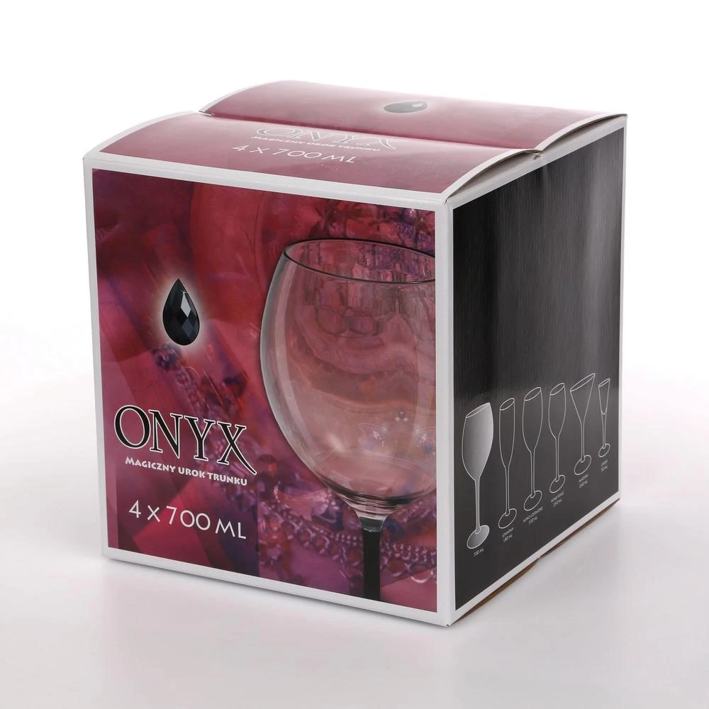ONYX 4 stiklinių rinkinys, 700 ml