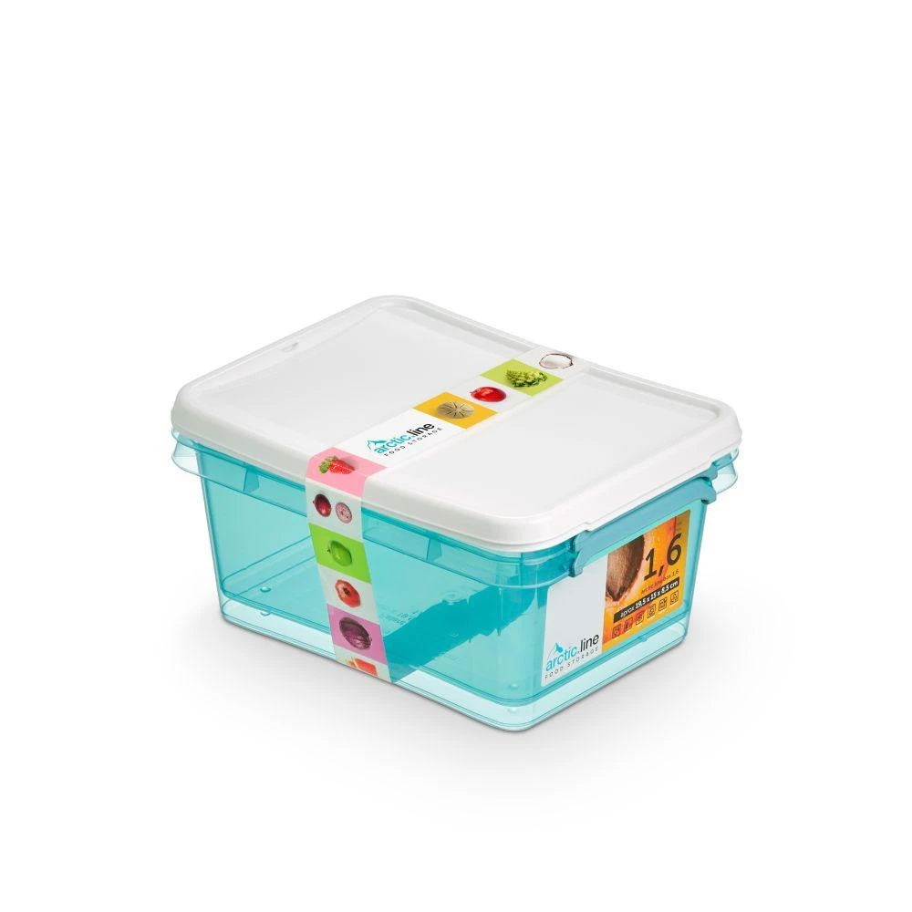 Orplast „Arcticline“ 2 stačiakampių maisto indelių rinkinys, 1,6 l, 19,5 x 15 x 8,5 cm