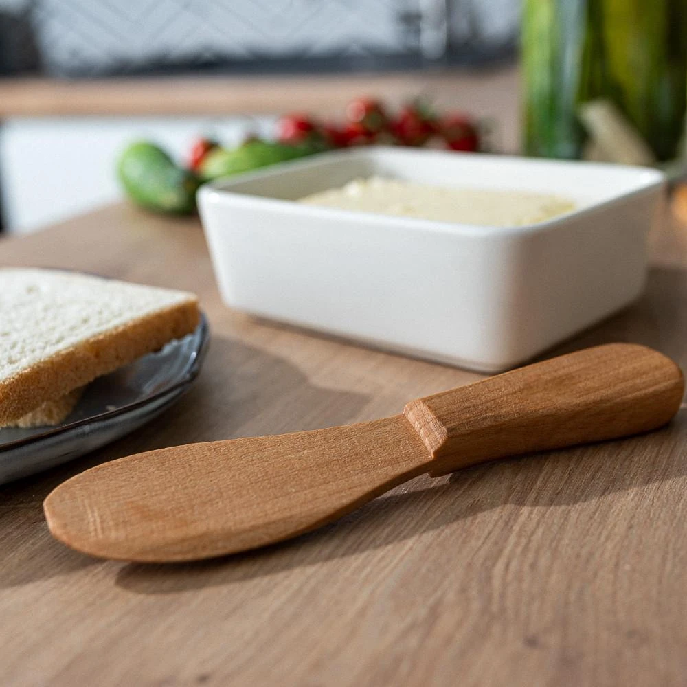 Butter peilis 18cm wooden