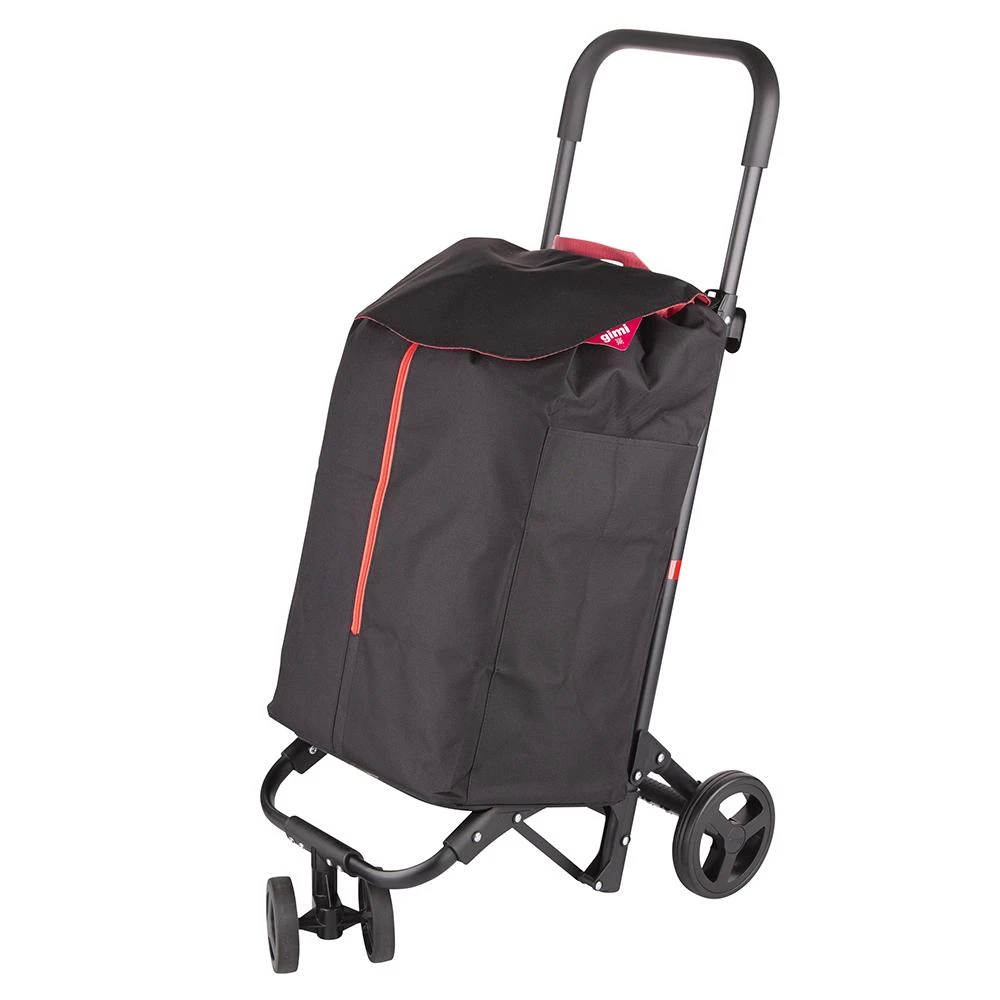 Gimi Pirkinių vežimėlis 30 kg/50 l. Dvigubas naujas juodas