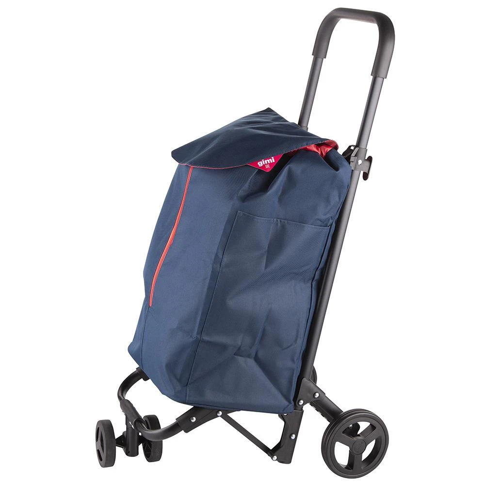 Gimi Mėlynas pirkinių vežimėlis 30 kg/50 l. Dvigubas Naujas mėlynas
