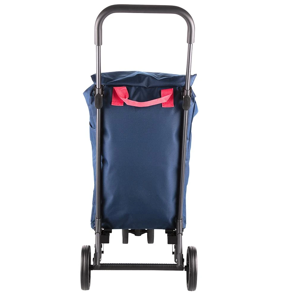 Gimi Mėlynas pirkinių vežimėlis 30 kg/50 l. Dvigubas Naujas mėlynas