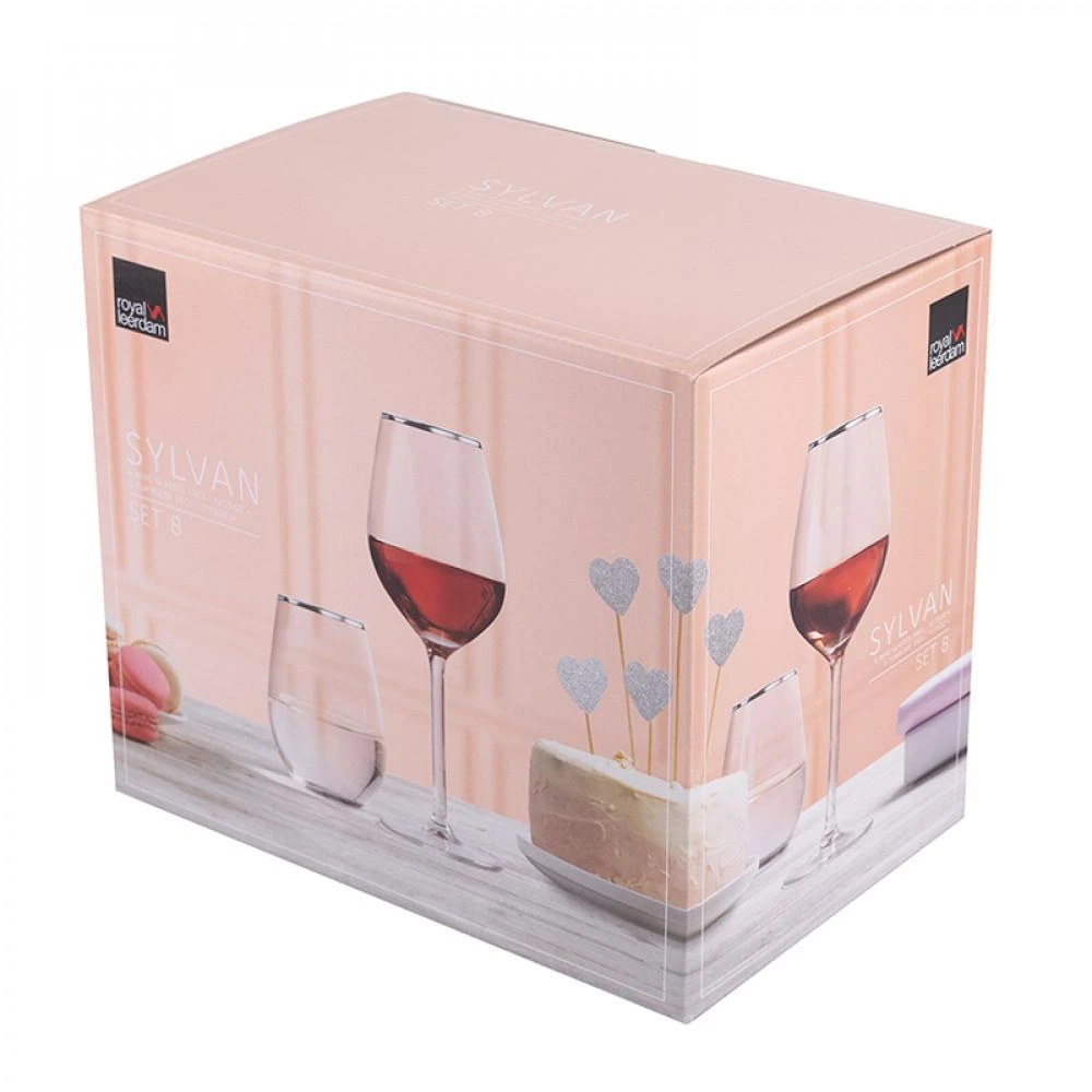 Royal Leerdam Rinkinys Sylvan (4+4) 380/350ml