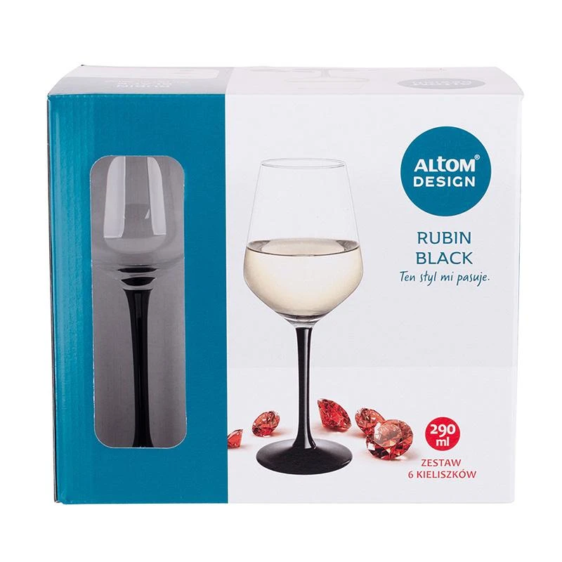 Lumarko 6 baltojo vyno taurių rinkinys 290ml!
