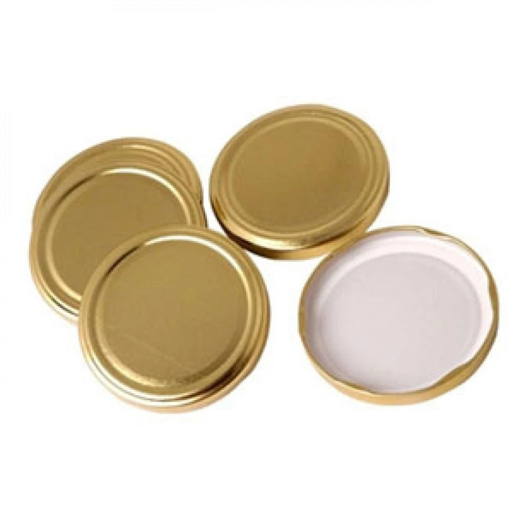 Set of 10 caps auksinis fi 66 4z