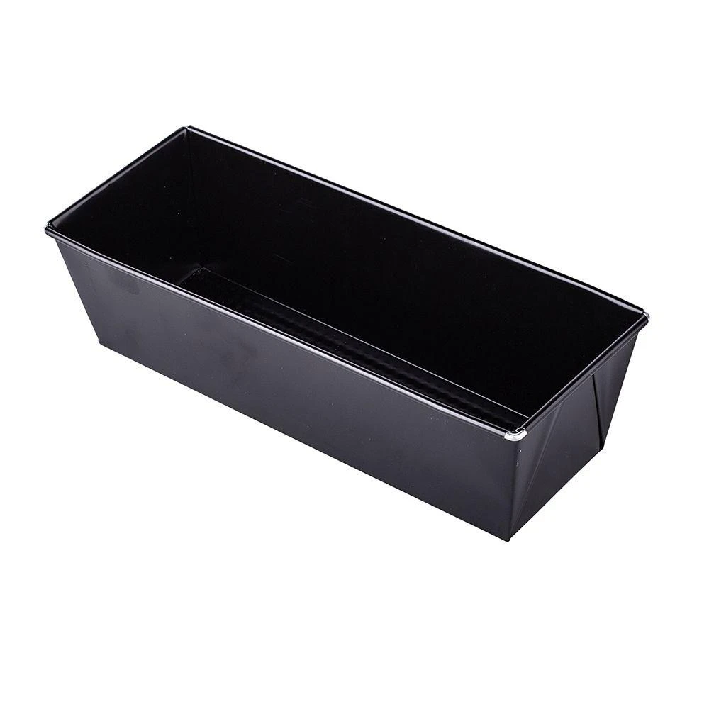 Baking tin sheet corrugated 300x110x75 juodas