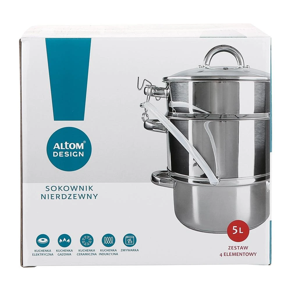 Altom Design Nerūdijantis plienas 5L fruit juice garintuvas