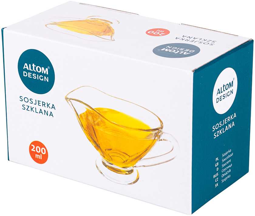 Glass sauceboat 200ml
