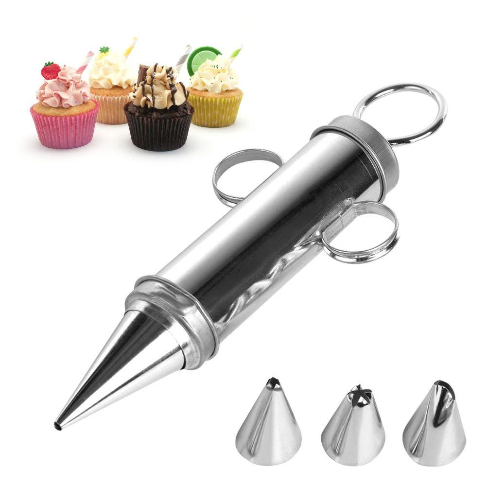 Metal cake decorator