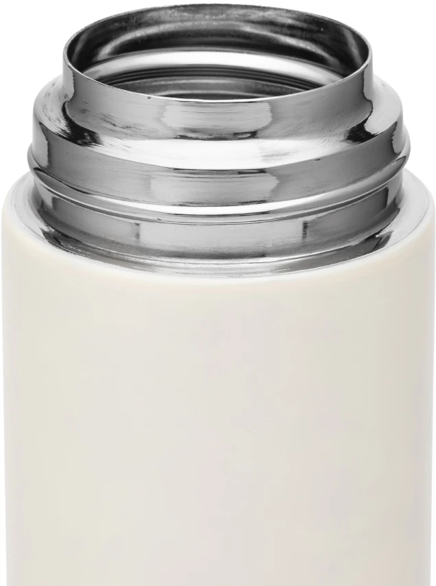 Thermos Termosas su puodelio formos dangteliu, 500 ml, baltas su auksiniu